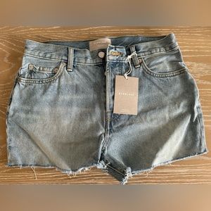 Women’s Everlane Light Wash Denim Shorts NWT